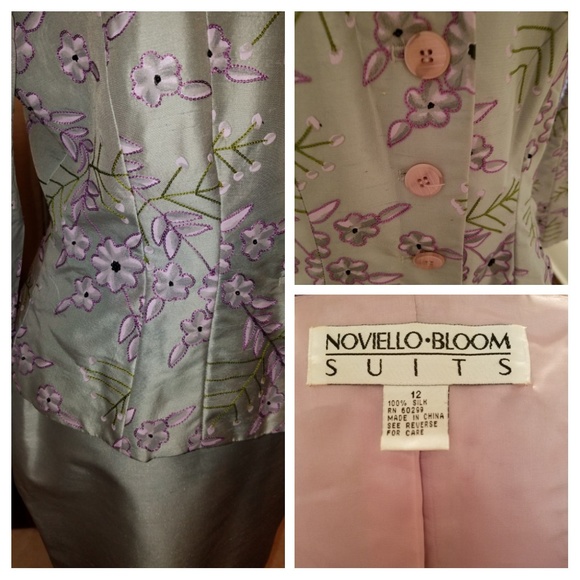 Gorgeous beaded and embroidered Silk Suit - Picture 5 of 8